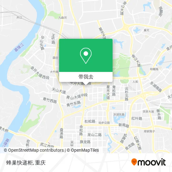 蜂巢快递柜地图