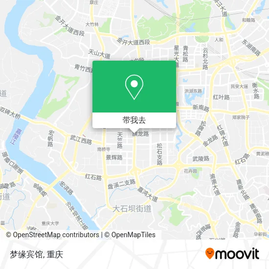 梦缘宾馆地图