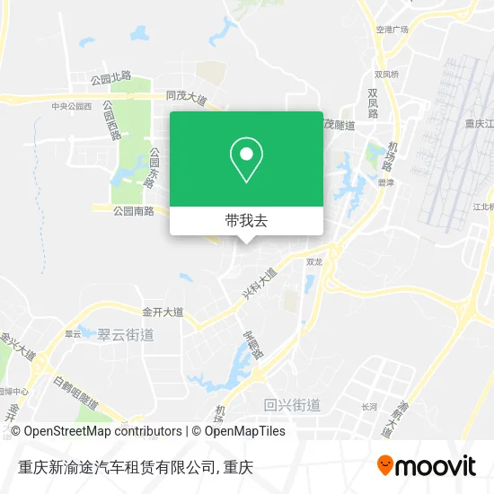 重庆新渝途汽车租赁有限公司地图
