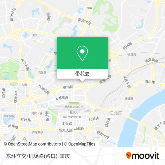 东环立交/机场路(路口)地图