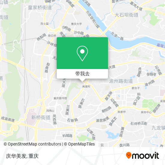 庆华美发地图