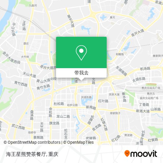 海王星熊赞茶餐厅地图