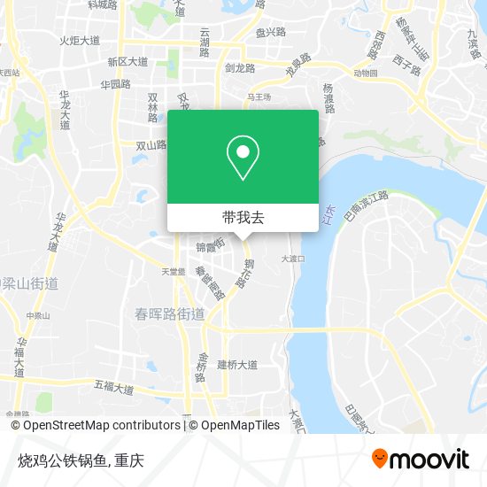 烧鸡公铁锅鱼地图