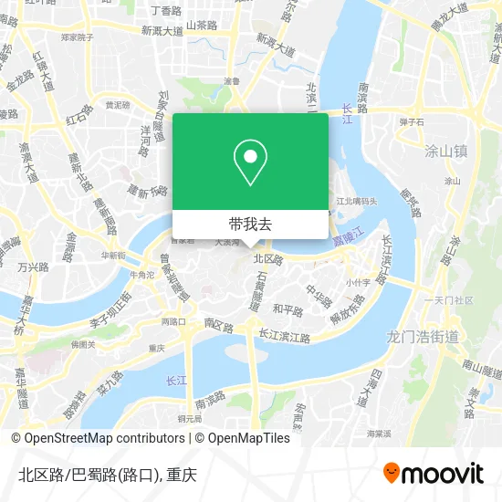 北区路/巴蜀路(路口)地图