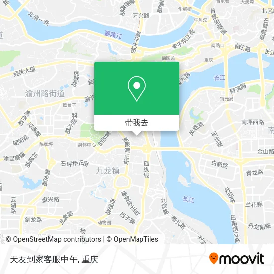 天友到家客服中午地图