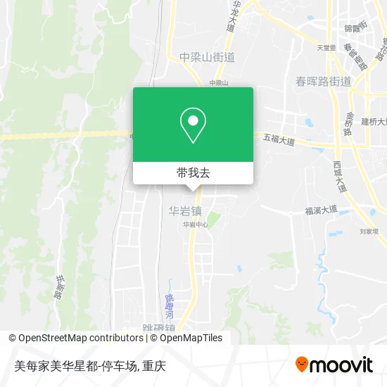 美每家美华星都-停车场地图