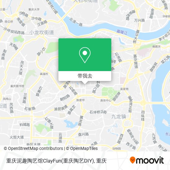 重庆泥趣陶艺馆ClayFun(重庆陶艺DIY)地图