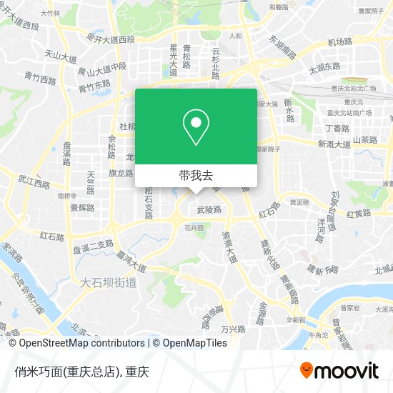 俏米巧面(重庆总店)地图