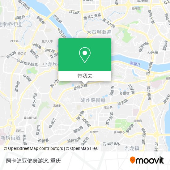 阿卡迪亚健身游泳地图