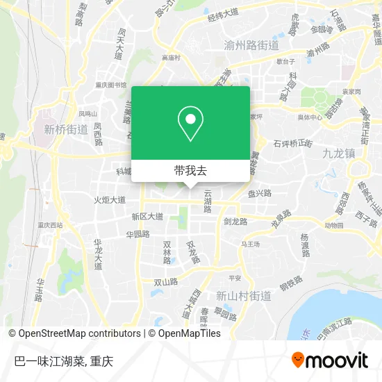 巴一味江湖菜地图