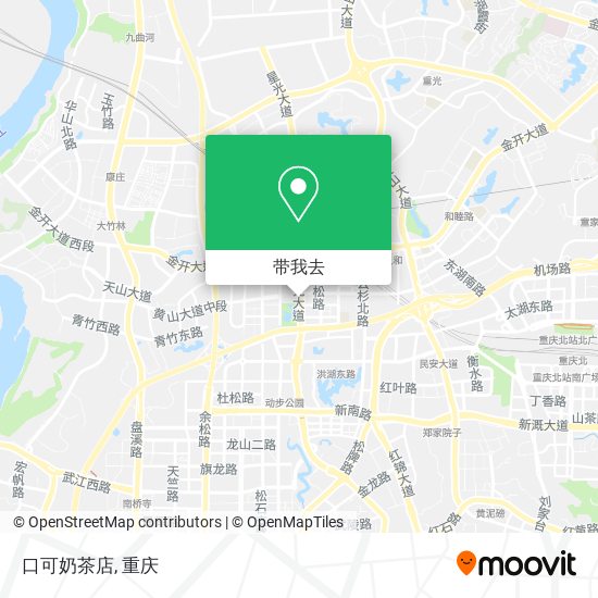 口可奶茶店地图