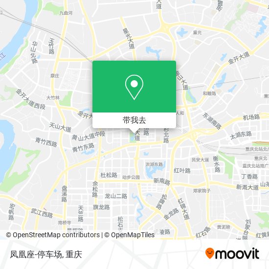 凤凰座-停车场地图