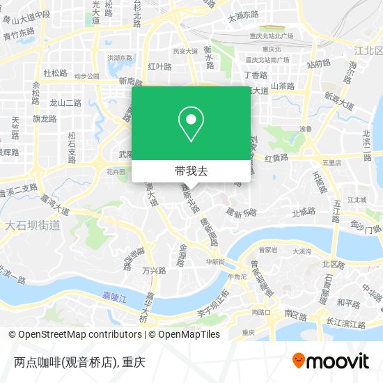 两点咖啡(观音桥店)地图