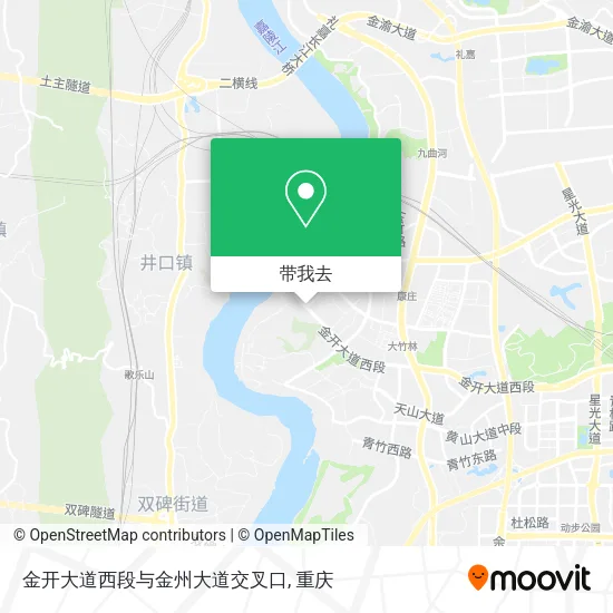 金开大道西段与金州大道交叉口地图