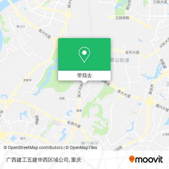 广西建工五建华西区域公司地图