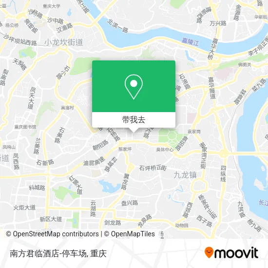 南方君临酒店-停车场地图
