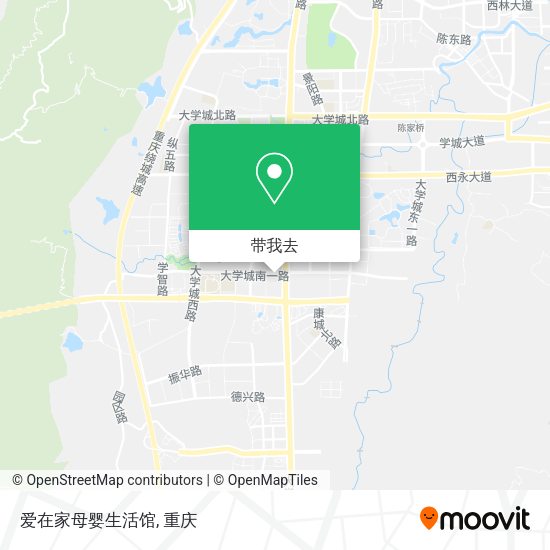 爱在家母婴生活馆地图