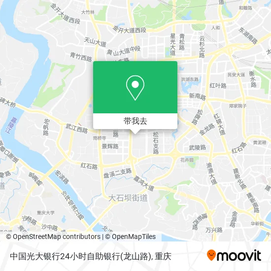 中国光大银行24小时自助银行(龙山路)地图