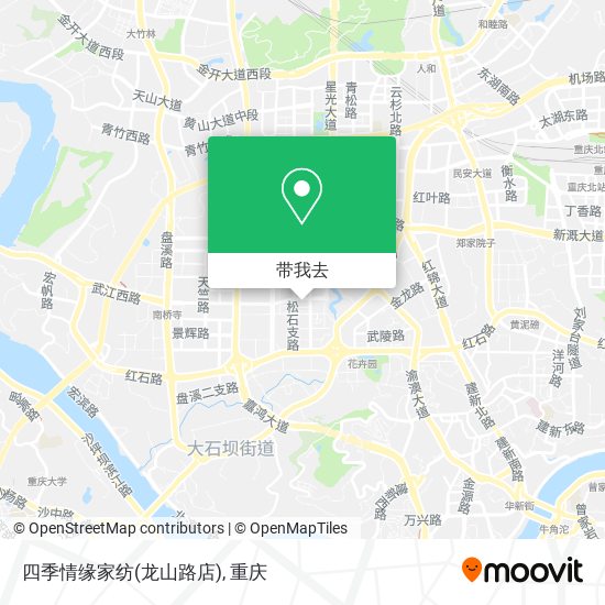 四季情缘家纺(龙山路店)地图