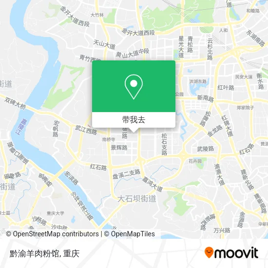 黔渝羊肉粉馆地图