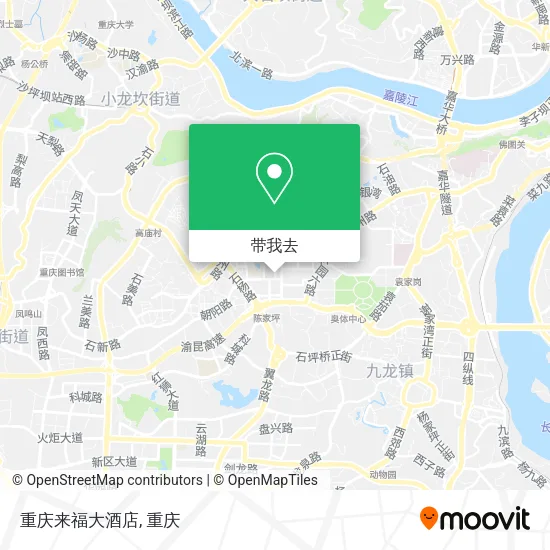 重庆来福大酒店地图