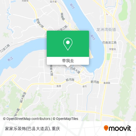 家家乐装饰(巴县大道店)地图