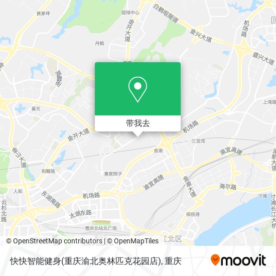 快快智能健身(重庆渝北奥林匹克花园店)地图