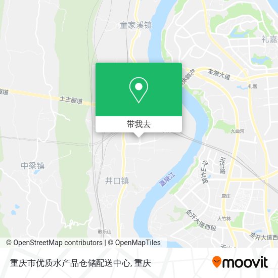 重庆市优质水产品仓储配送中心地图