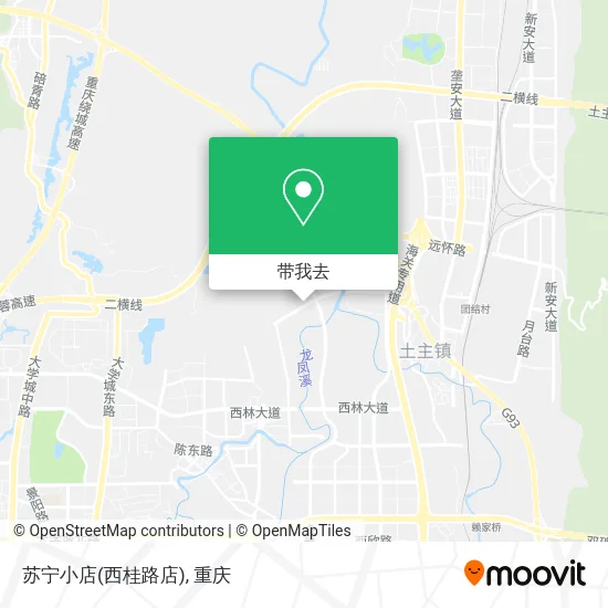 苏宁小店(西桂路店)地图