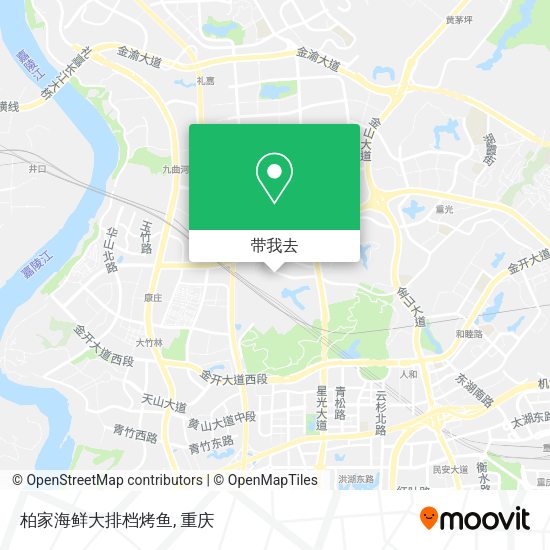 柏家海鲜大排档烤鱼地图