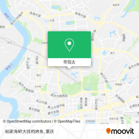 柏家海鲜大排档烤鱼地图