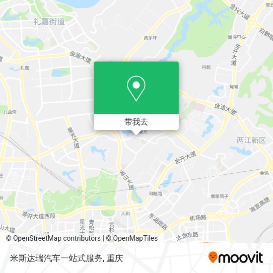 米斯达瑞汽车一站式服务地图