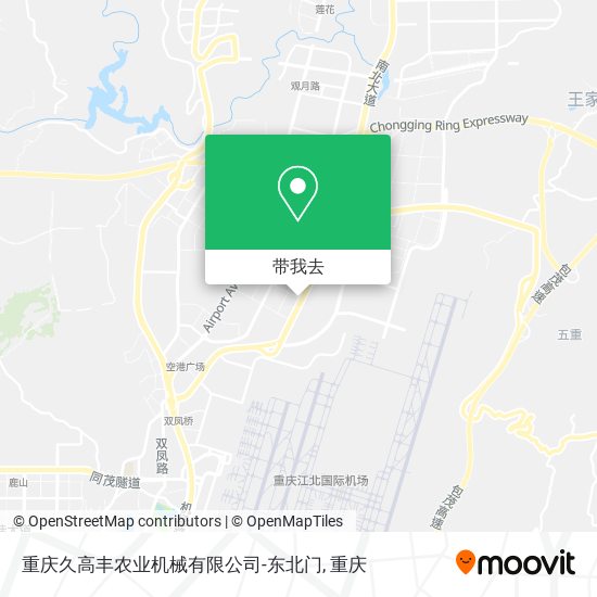 重庆久高丰农业机械有限公司-东北门地图