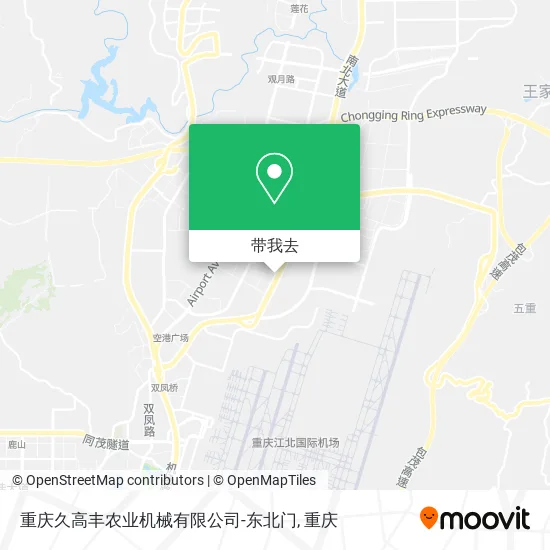 重庆久高丰农业机械有限公司-东北门地图