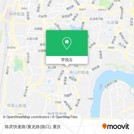 陈庹快速路/翼龙路(路口)地图