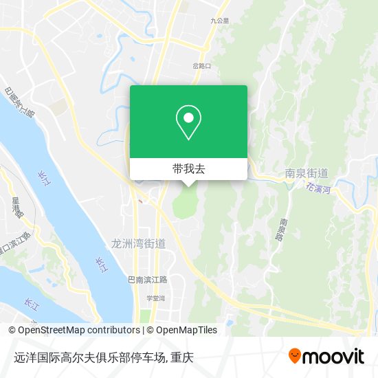 远洋国际高尔夫俱乐部停车场地图