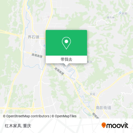 红木家具地图