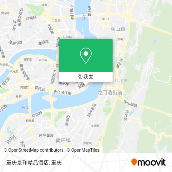 重庆景和精品酒店地图