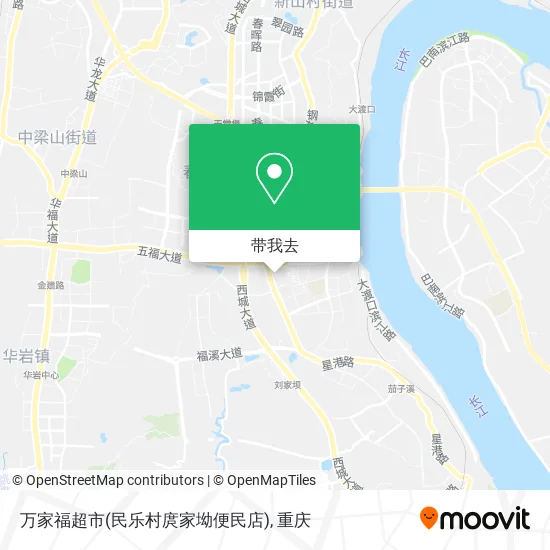 万家福超市(民乐村庹家坳便民店)地图
