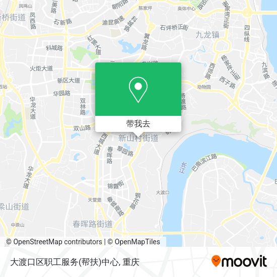 大渡口区职工服务(帮扶)中心地图