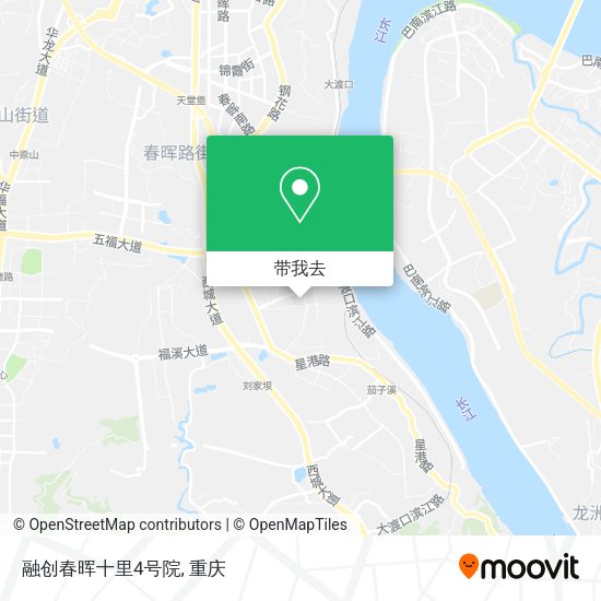 融创春晖十里4号院地图