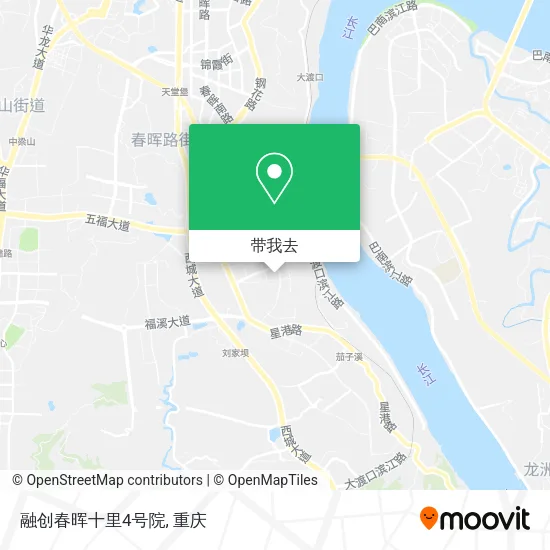 融创春晖十里4号院地图