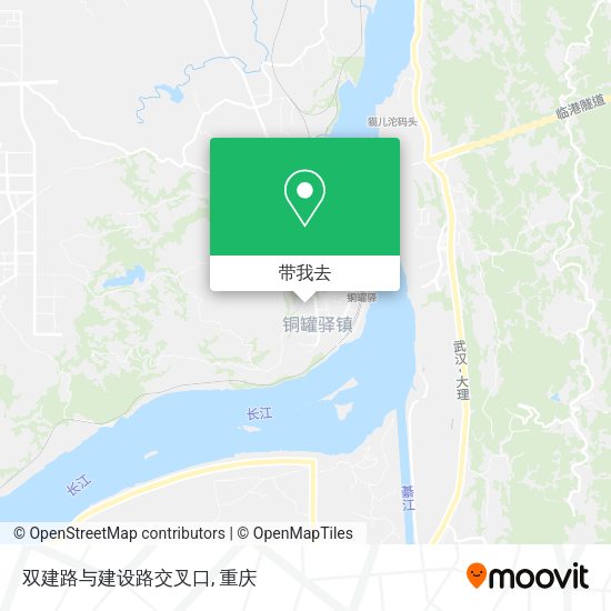 双建路与建设路交叉口地图
