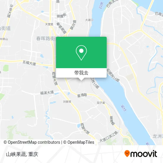 山峡果蔬地图