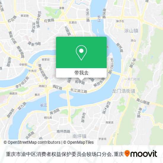 重庆市渝中区消费者权益保护委员会较场口分会地图