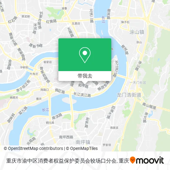 重庆市渝中区消费者权益保护委员会较场口分会地图