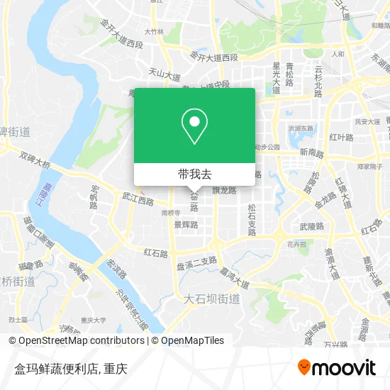 盒玛鲜蔬便利店地图