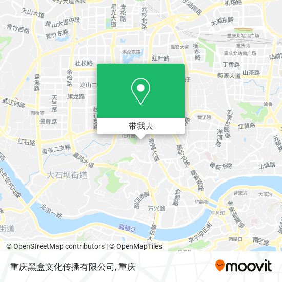 重庆黑盒文化传播有限公司地图