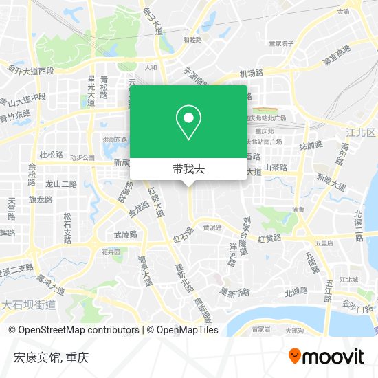 宏康宾馆地图
