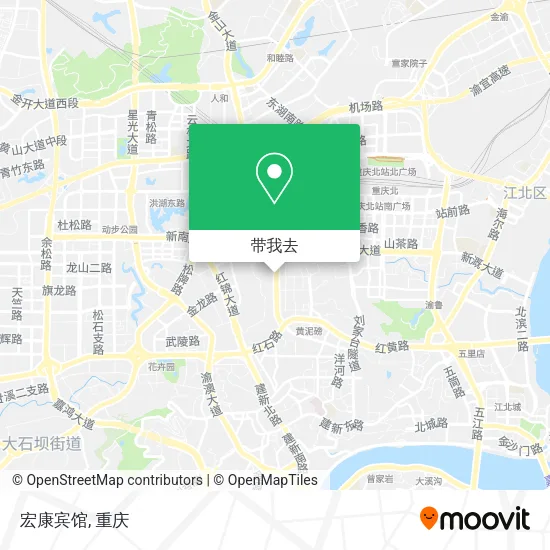 宏康宾馆地图
